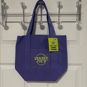 Trader Joe's Trick or Treat Canvas Tote Bag